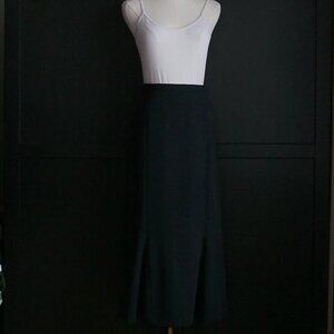 Stefi Lara | Vintage Long Skirt w Inverted Box Bleat Hemline
